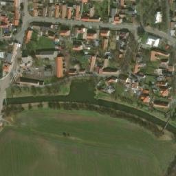 Satellite imagery of [Opolany] evangelic church t., CZ