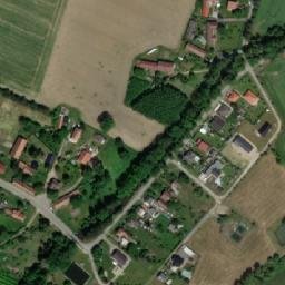 Satellite imagery of [Podůlšany] church t., CZ