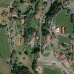 Satellite imagery of [Kunvald] church t., CZ
