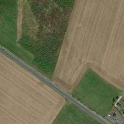 Satellite imagery of [Františkovy Lázně] heat plant chimney, CZ