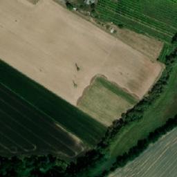 Satellite imagery of [Podůlšany] church t., CZ