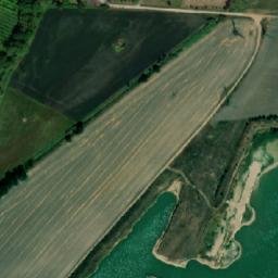 Satellite imagery of [Podůlšany] church t., CZ