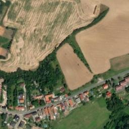 Satellite imagery of [Vyšehořovice] church t., CZ