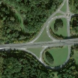 Satellite imagery of [Libice nad Cidlinou] highway bridge t. E, CZ