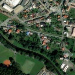 Satellite imagery of [Kostelec nad Orlicí] church t., CZ