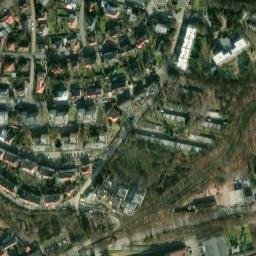 Satellite imagery of CKD / Brick [Praha-Vysočany] factory chimney, CZ