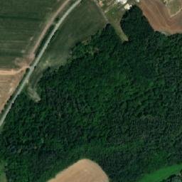 Satellite imagery of [Vyšehořovice] church t., CZ