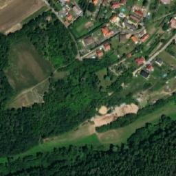 Satellite imagery of [Vyšehořovice] church t., CZ