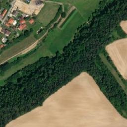 Satellite imagery of [Vyšehořovice] church t., CZ