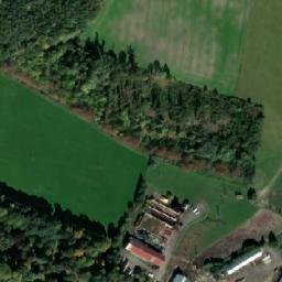 Satellite imagery of [Hošťálkovy] church t., CZ