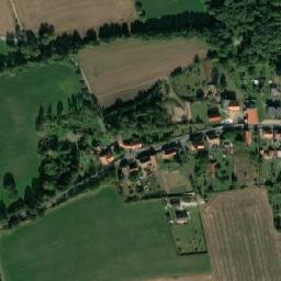 Satellite imagery of [Oráčov] evang. church t., CZ