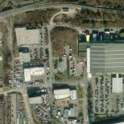 Satellite imagery of [Praha-Černý Most] heat plant chimney, CZ