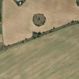 Satellite imagery of [Oráčov] church t., CZ