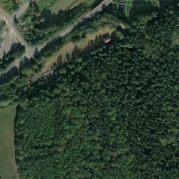 Satellite imagery of Rako I [Rakovník] ceramic factory chimney, CZ