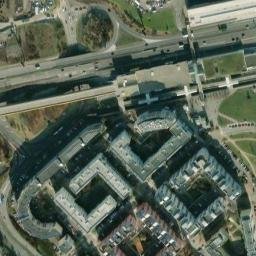 Satellite imagery of [Praha-Černý Most] heat plant chimney, CZ