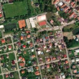 Satellite imagery of [Kounice] church t., CZ