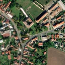 Satellite imagery of [Kounice] church t., CZ