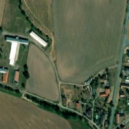 Satellite imagery of [Dříteč] church t., CZ