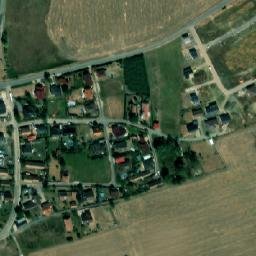 Satellite imagery of [Dříteč] church t., CZ