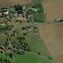 Satellite imagery of [Chyše] church t., CZ
