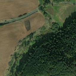 Satellite imagery of [Chyše] church t., CZ