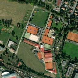 Satellite imagery of Rakona [Rakovník] factory chimney, CZ