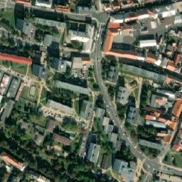 Satellite imagery of Rakona [Rakovník] factory chimney, CZ