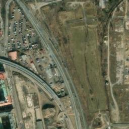 Satellite imagery of Husův sbor [Praha-Holešovice] church t., CZ
