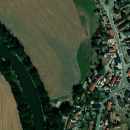 Satellite imagery of [Dříteč] church t., CZ