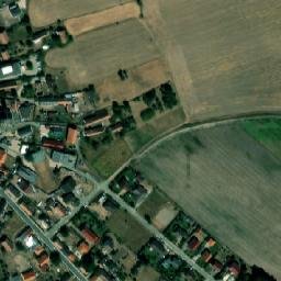 Satellite imagery of [Dříteč] church t., CZ