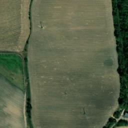 Satellite imagery of [Dříteč] church t., CZ