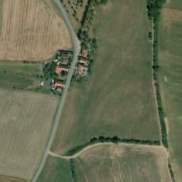 Satellite imagery of [Vysoké Chvojno] church t., CZ
