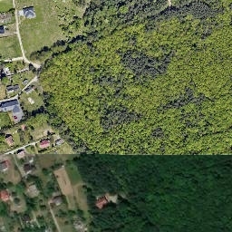 Satellite imagery of cairn, PL