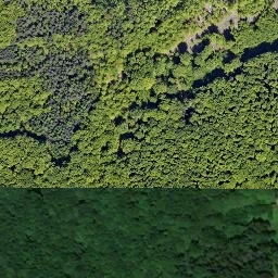 Satellite imagery of cairn, PL