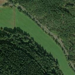 Satellite imagery of [Chyše] church t., CZ