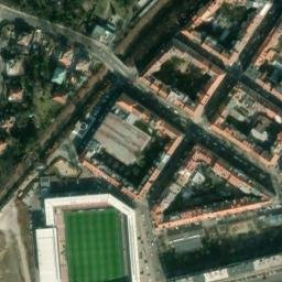 Satellite imagery of Letenská vodárna [Praha-Bubeneč] water t., CZ