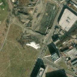Satellite imagery of Vanepformer textil [Praha-Libeň] factory chimney, CZ