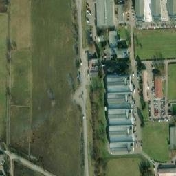 Satellite imagery of [Praha-Horní Počernice] poultry farm chimney, CZ