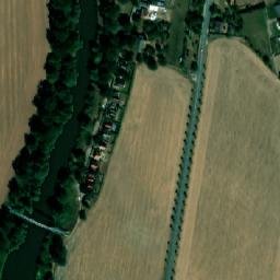 Satellite imagery of [Dříteč] church t., CZ
