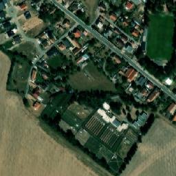 Satellite imagery of [Dříteč] church t., CZ