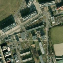 Satellite imagery of [Praha-Karlín] heat plant chimney, CZ