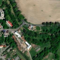 Satellite imagery of [Borohrádek] church sanctus t., CZ