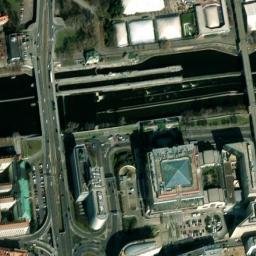 Satellite imagery of [Praha-Holešovice] church t., CZ