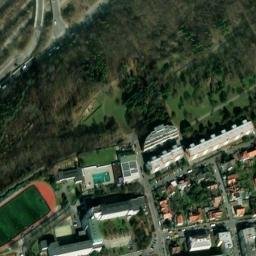 Satellite imagery of [Praha-Karlín] heat plant chimney, CZ