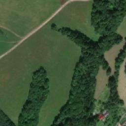Satellite imagery of [Hanušovice] church t., CZ