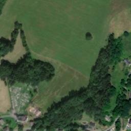 Satellite imagery of [Hanušovice] church t., CZ