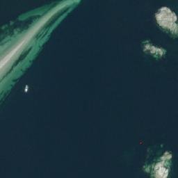 Satellite imagery of Shark Spit, CA