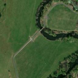 Satellite imagery of [Cheb] heat plant chimney, CZ