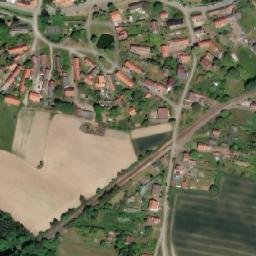 Satellite imagery of [Krty] church t., CZ