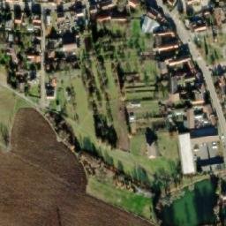 Satellite imagery of [Kyšice] chapel sanctus t., CZ